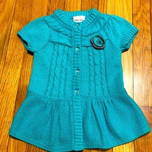 Little Lass girls sparkle sweater 4T